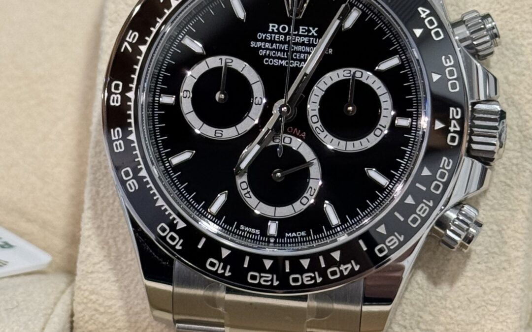 Rolex Daytona Nuova Referenza 126500LN Nero Nuovo Anno 2024 40mm – 27250€