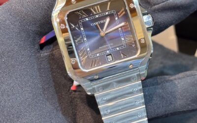 Cartier Santos Large WSSA0071 Blu Nuovo Settembre 2024 40mm – 7500€