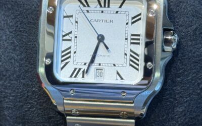 Cartier Santos Large Bianco Nuovo Settembre 2024 WSSA0018 40mm – 7500€