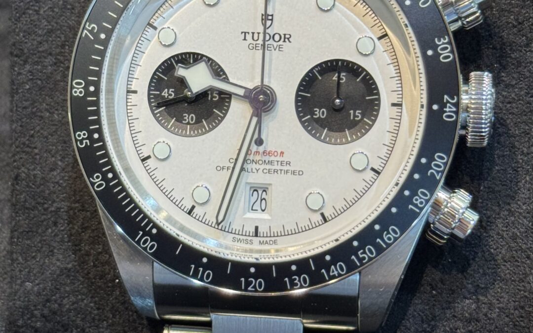 Tudor Black Bay Chrono 79360N Bianco Panda Nuovo 2024 Pellicole 41mm – 5000€