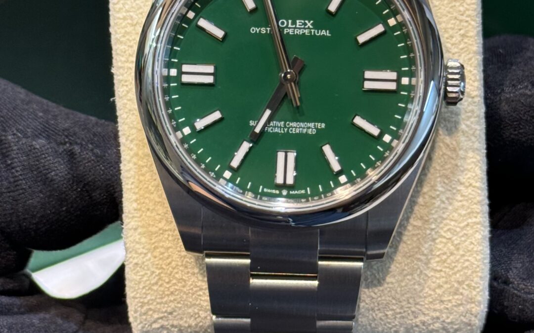 Rolex Oyster Perpetual 124300 Verde Italia Nuovo 07/2024 41mm – 9350€