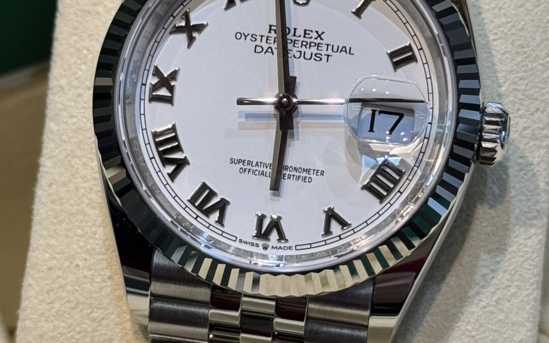 Rolex Datejust 126234 Nuovo Bianco Romani Jubilee 2024 36mm – 10850€